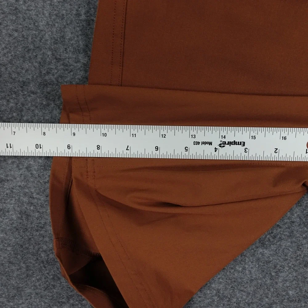 prAna Board Shorts Mens 28 Quick Dry Surf Swim Rust Brown